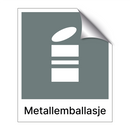 Metallemballasje
