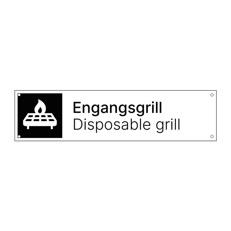 Engangsgrill - Disposable grill