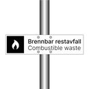 Brennbar restavfall - Combustible waste