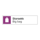 Storsekk - Big bag
