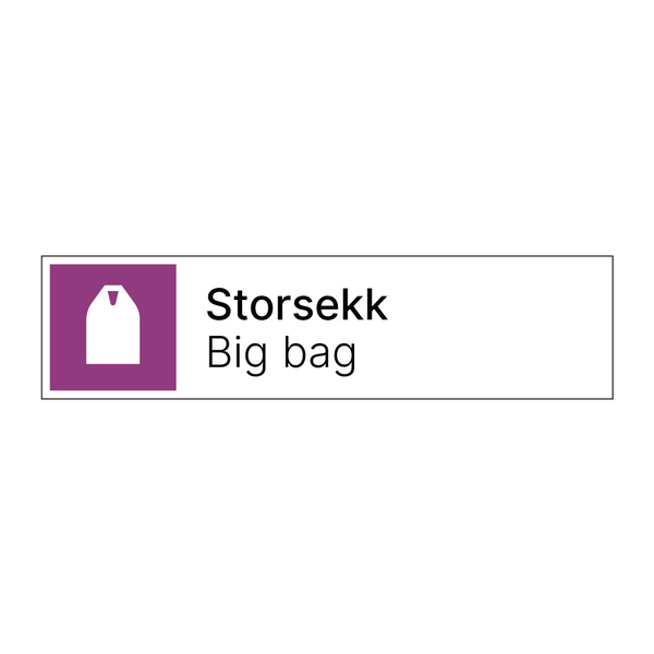 Storsekk - Big bag