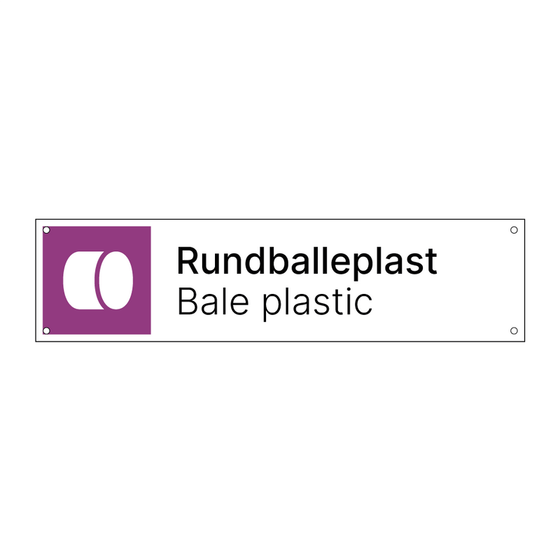 Rundballeplast - Bale plastic