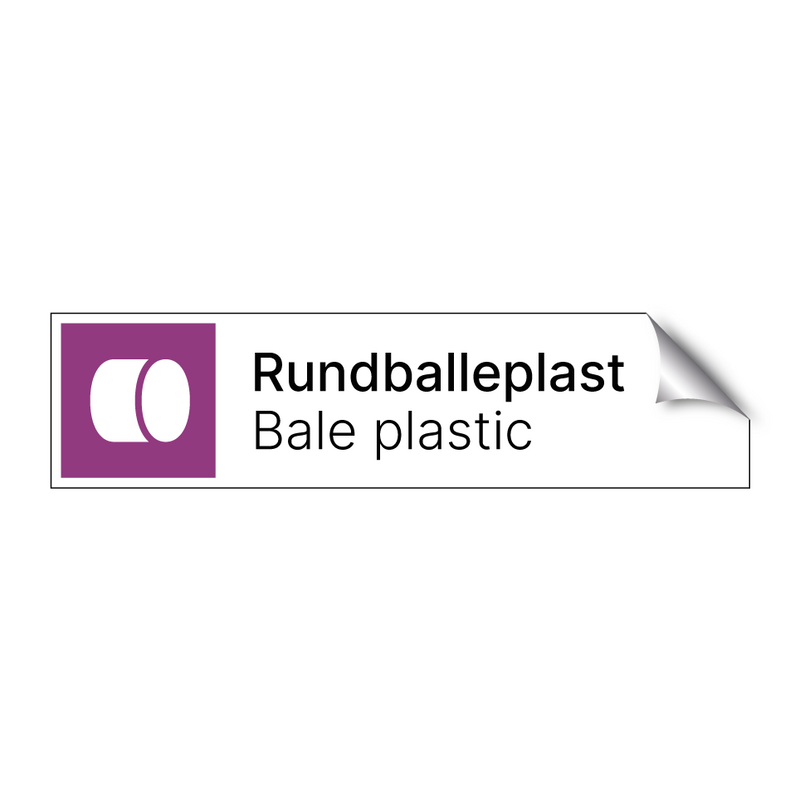 Rundballeplast - Bale plastic