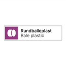 Rundballeplast - Bale plastic