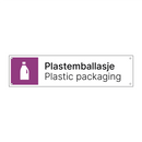 Plastemballasje - Plastic packaging