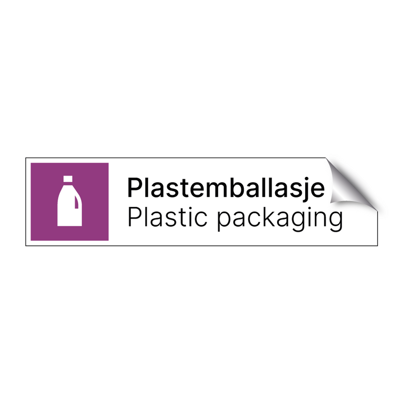 Plastemballasje - Plastic packaging