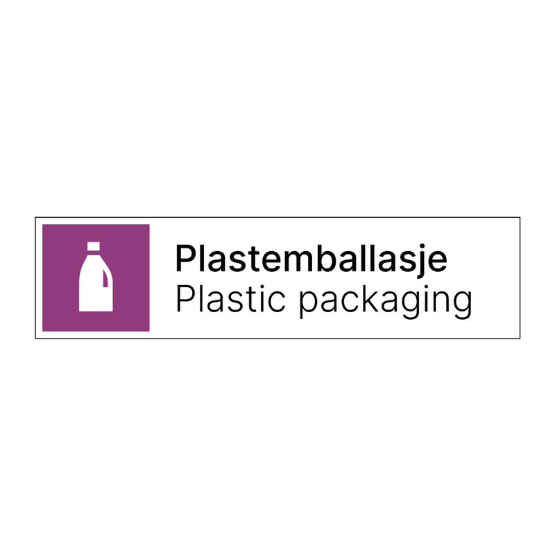 Plastemballasje - Plastic packaging
