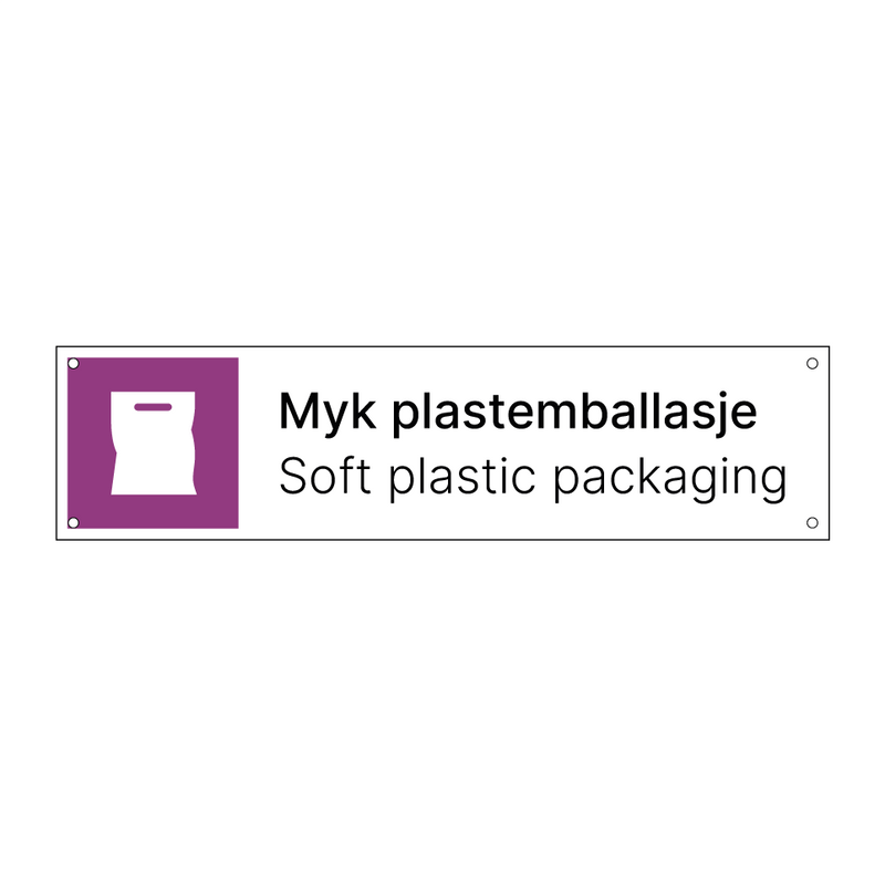 Myk plastemballasje - Soft plastic packaging