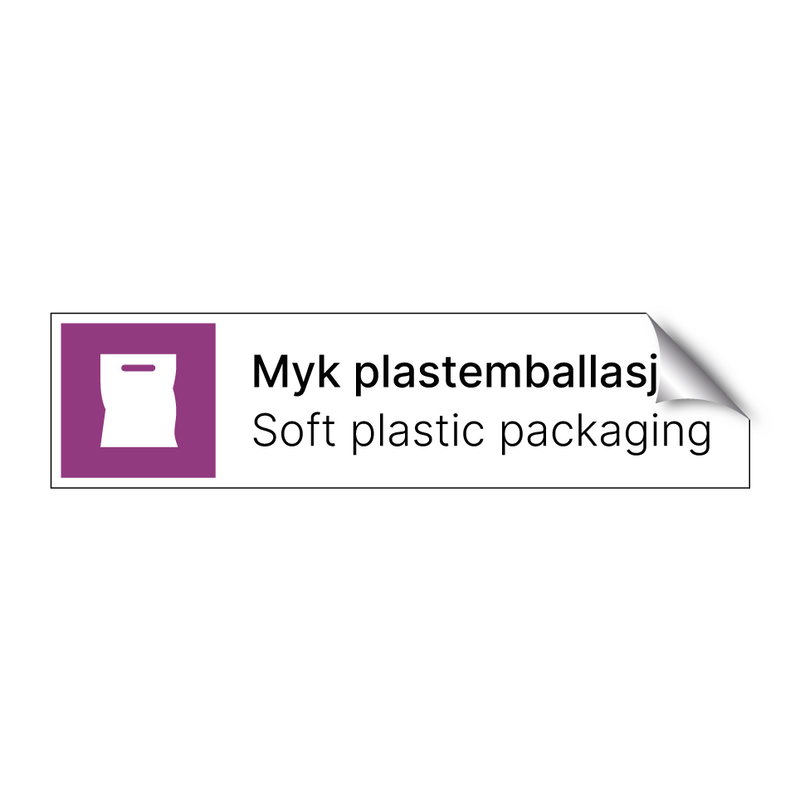 Myk plastemballasje - Soft plastic packaging