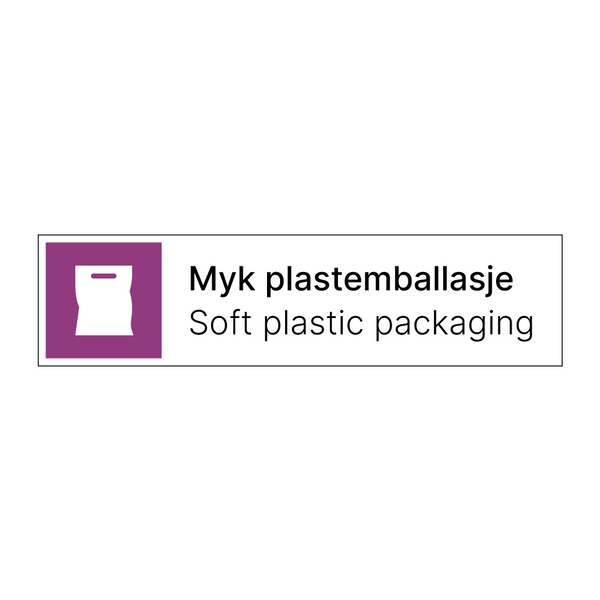 Myk plastemballasje - Soft plastic packaging