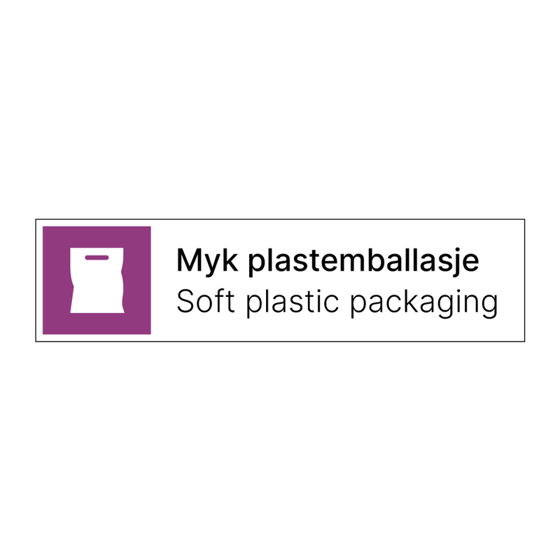 Myk plastemballasje - Soft plastic packaging