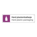 Hard plastemballasje - Hard plastic packaging