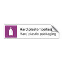 Hard plastemballasje - Hard plastic packaging