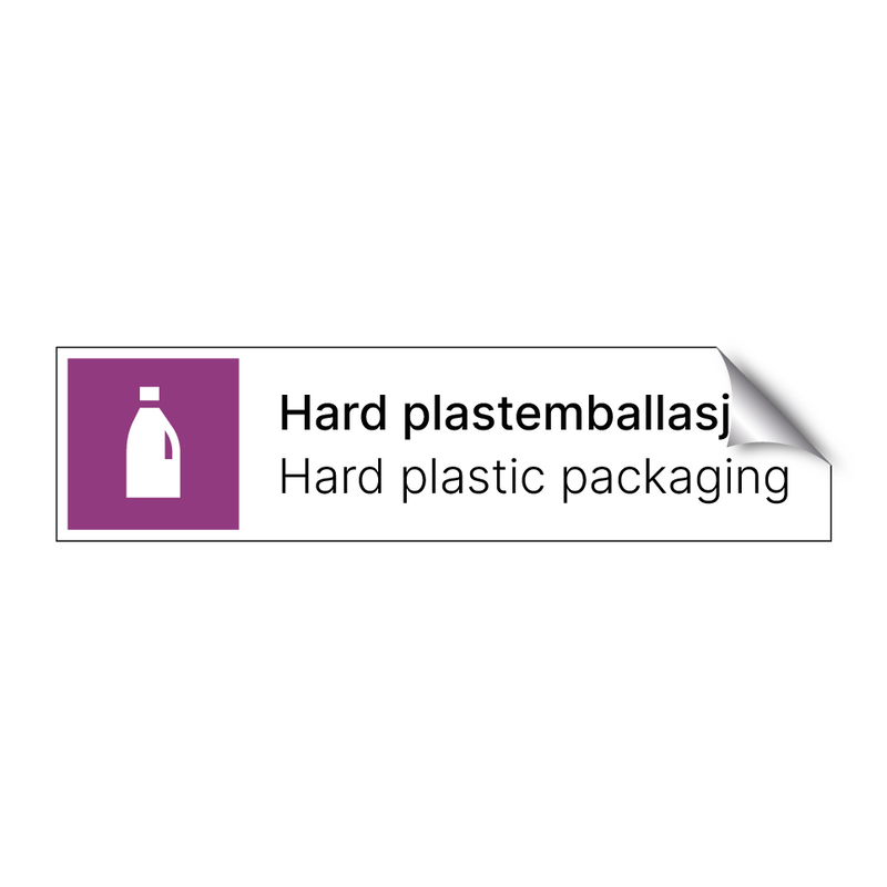 Hard plastemballasje - Hard plastic packaging