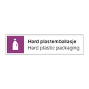 Hard plastemballasje - Hard plastic packaging