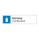 Kartong - Cardboard