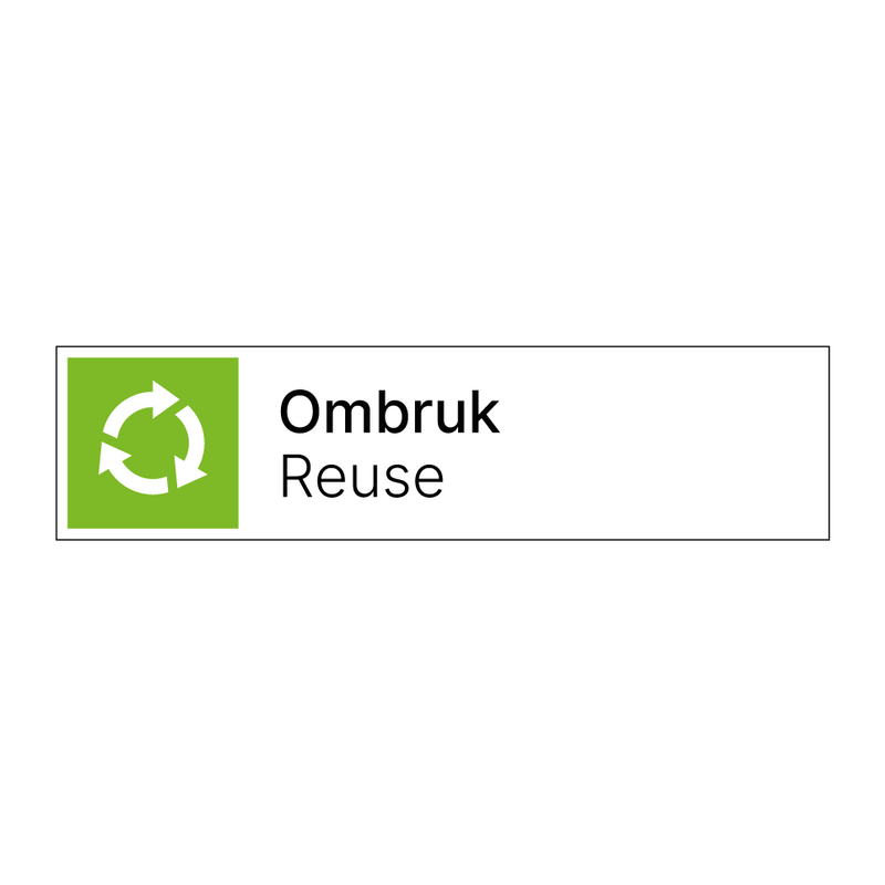 Ombruk - Reuse & Ombruk - Reuse & Ombruk - Reuse & Ombruk - Reuse & Ombruk - Reuse & Ombruk - Reuse