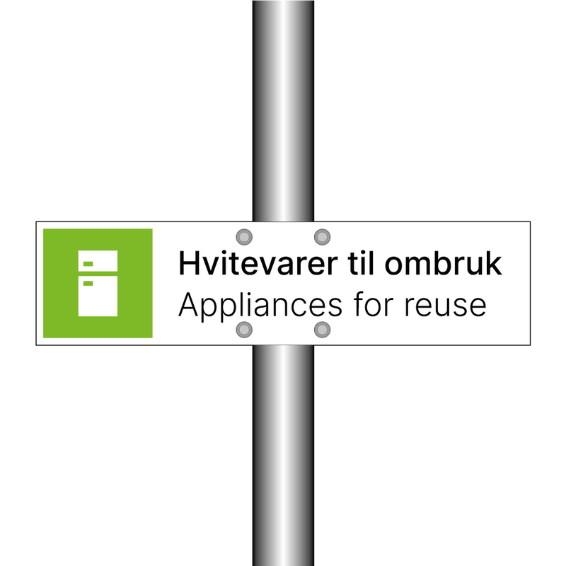 Hvitevarer til ombruk - Appliances for reuse