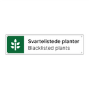Svartelistede planter - Blacklisted plants