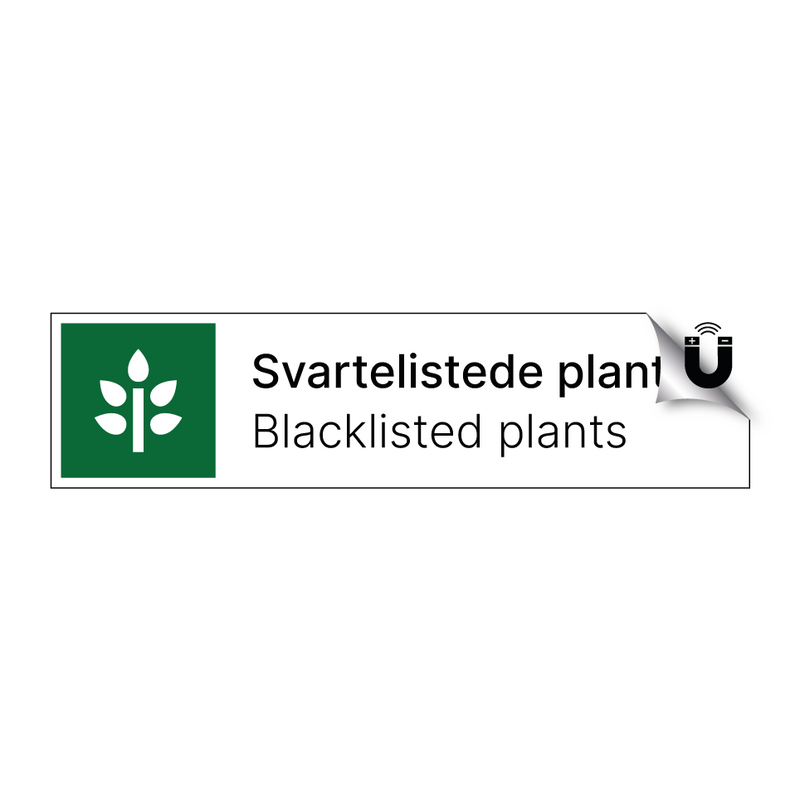 Svartelistede planter - Blacklisted plants