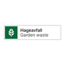 Hageavfall - Garden waste