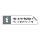 Metallemballasje - Metal packaging
