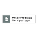 Metallemballasje - Metal packaging