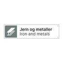 Jern og metaller - Iron and metals