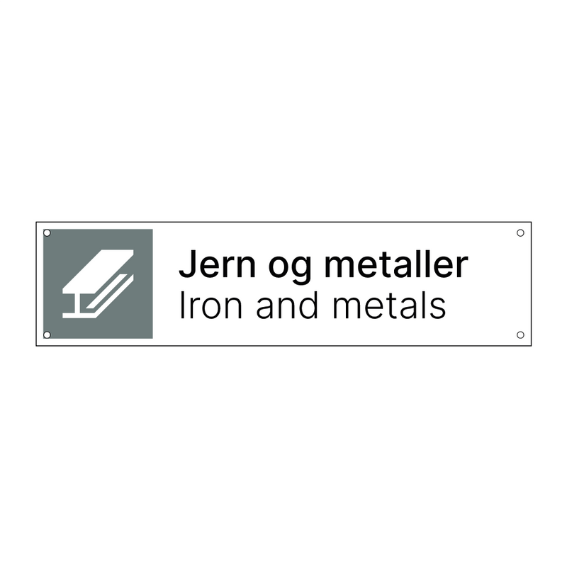 Jern og metaller - Iron and metals
