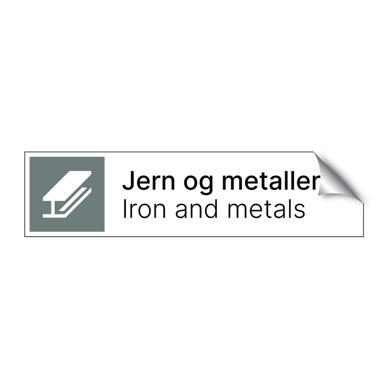 Jern og metaller - Iron and metals