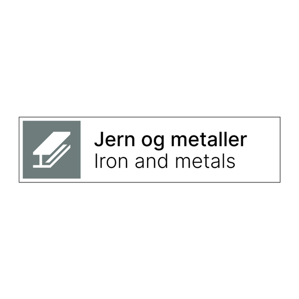 Jern og metaller - Iron and metals & Jern og metaller - Iron and metals