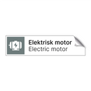Elektrisk motor - Electric motor
