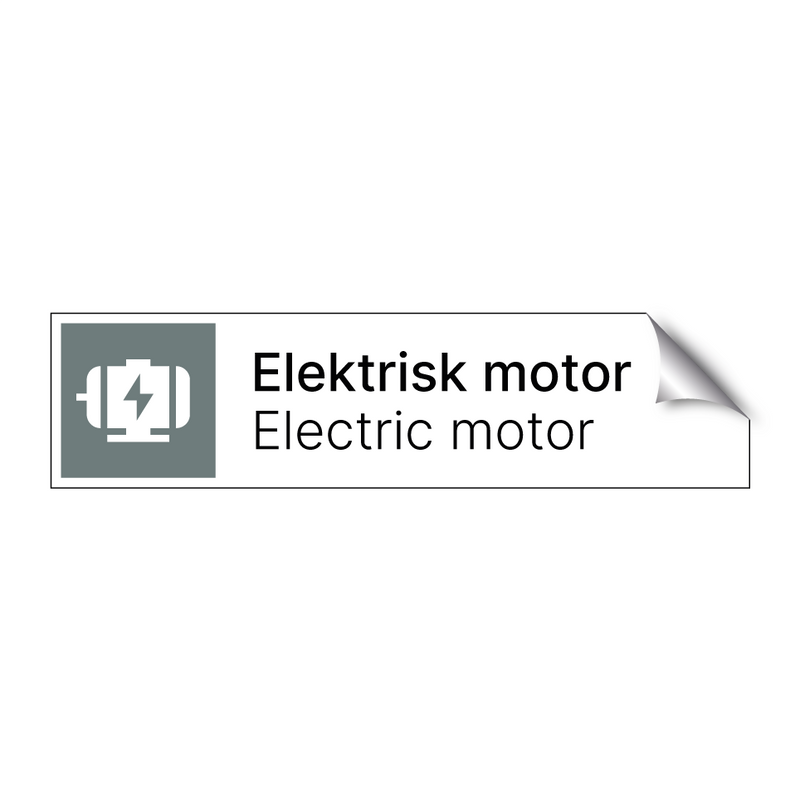 Elektrisk motor - Electric motor