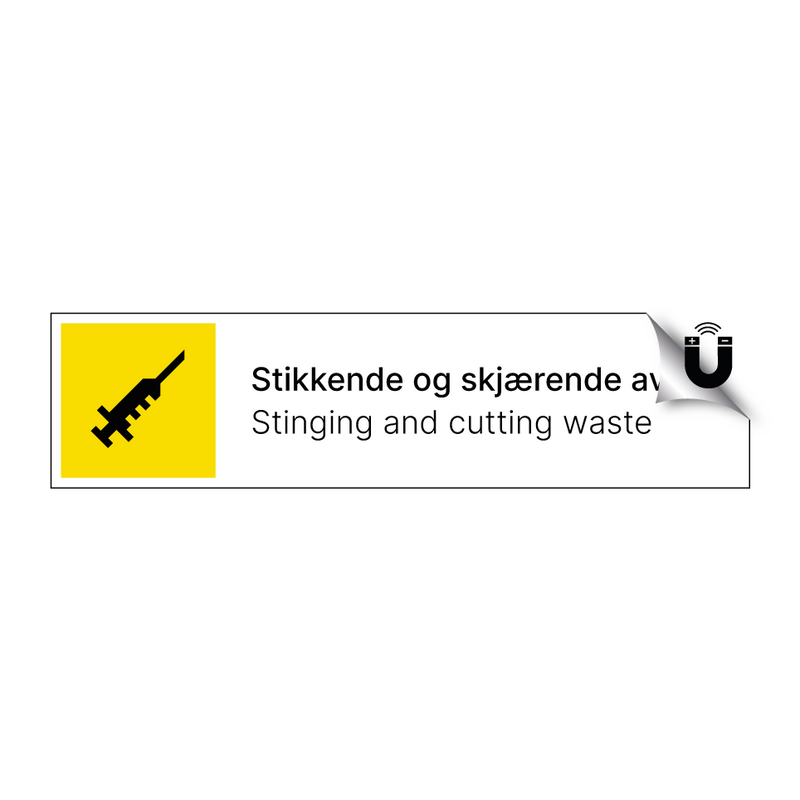 Stikkende og skjærende avfall - Stinging and cutting waste