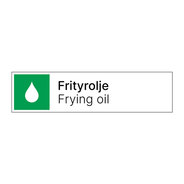 Frityrolje - Frying oil & Frityrolje - Frying oil & Frityrolje - Frying oil