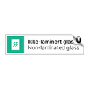 Ikke-laminert glass - Non-laminated glass