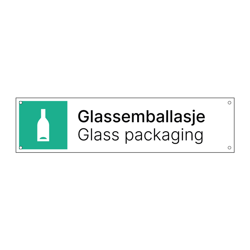 Glassemballasje - Glass packaging