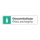 Glassemballasje - Glass packaging