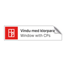 Vindu med klorparafin - Windows with CPs
