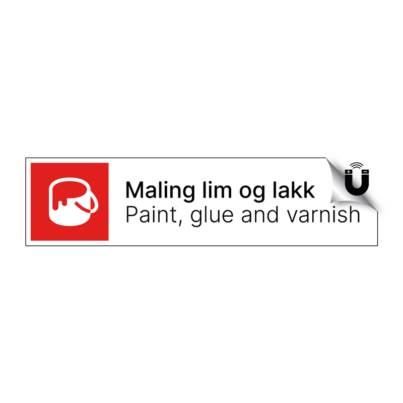 Maling lim og lakk - Paint glue and varnish