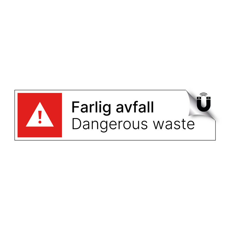 Farlig avfall - Dangerous waste & Farlig avfall - Dangerous waste