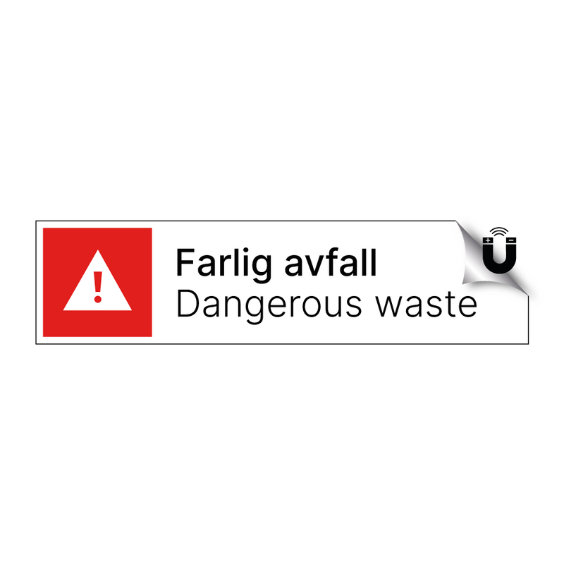 Farlig avfall - Dangerous waste