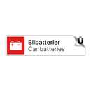 Bilbatterier - Car batteries