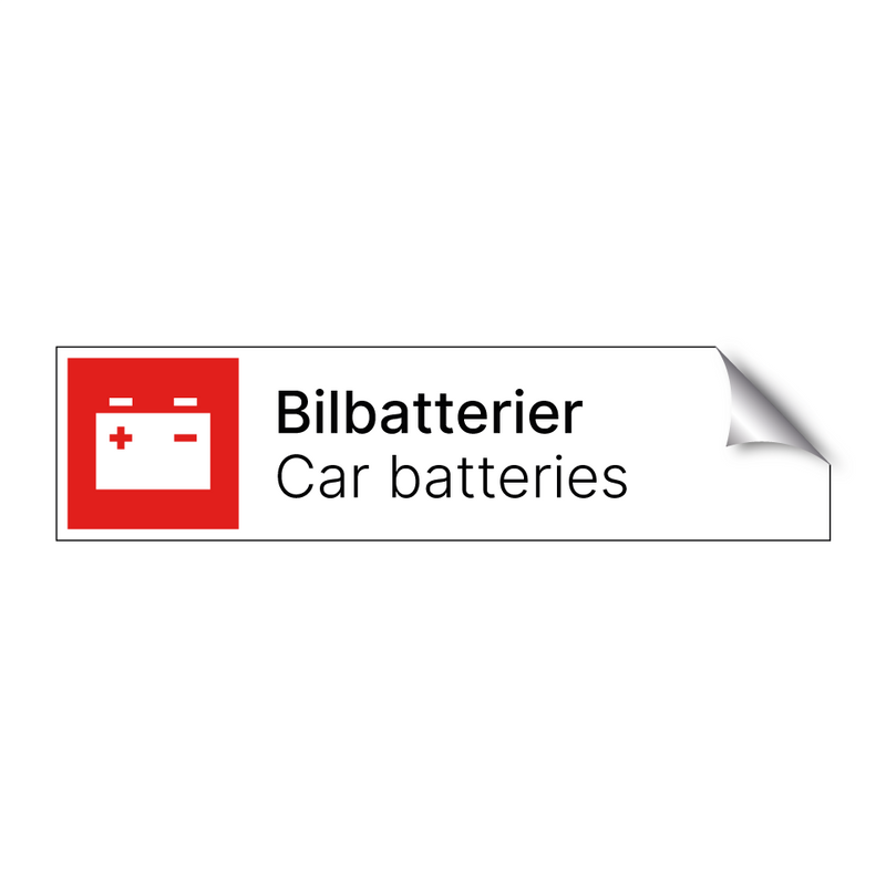 Bilbatterier - Car batteries & Bilbatterier - Car batteries