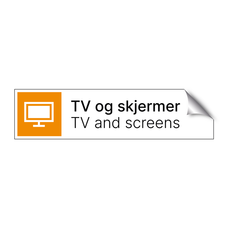 TV og skjermer - TV and screens & TV og skjermer - TV and screens