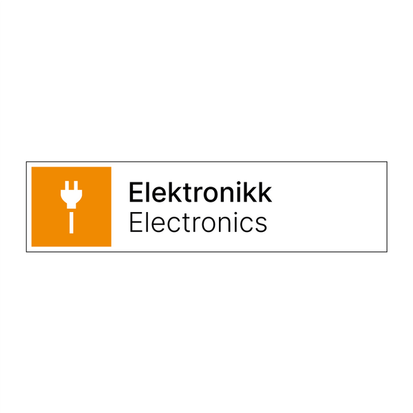 Elektronikk - Electronics & Elektronikk - Electronics & Elektronikk - Electronics