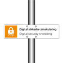 Digital sikkerhetsmakulering - Digital security shredding