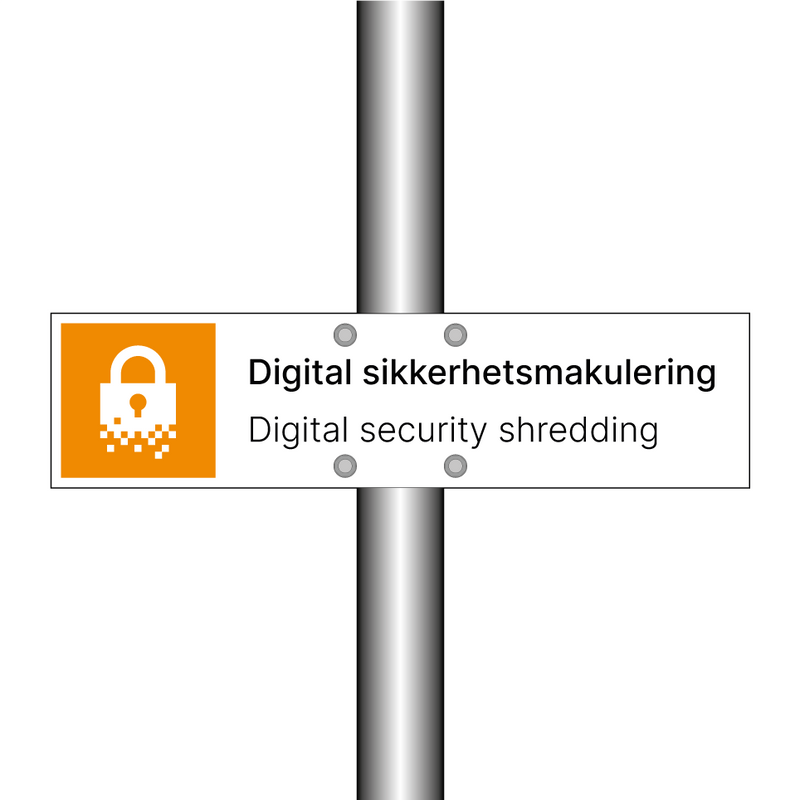 Digital sikkerhetsmakulering - Digital security shredding