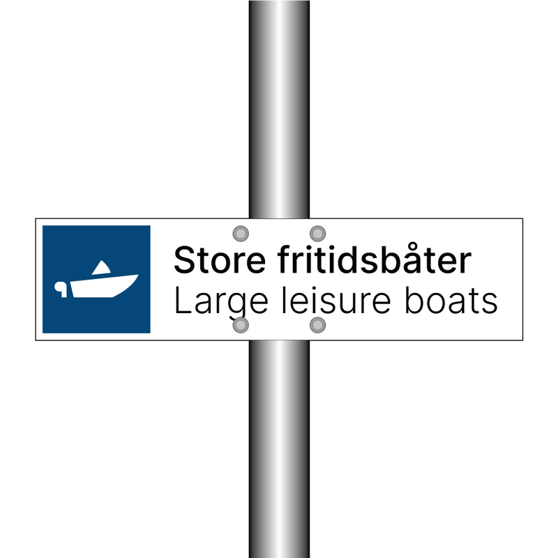 Store fritidsbåter - Large leisure boats
