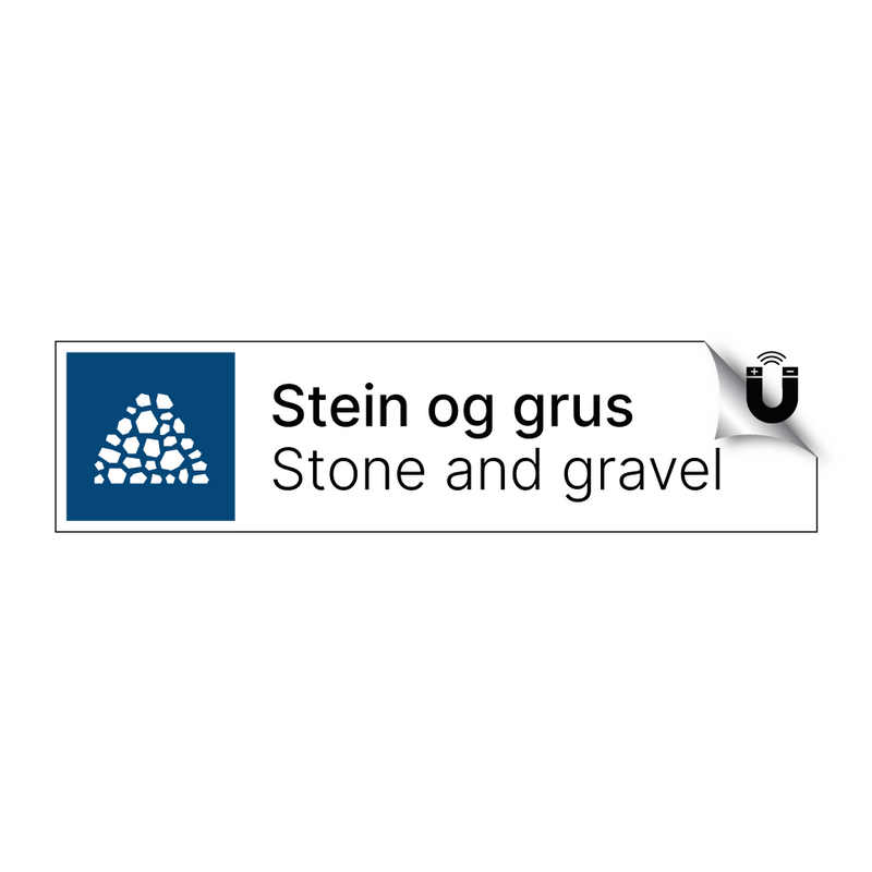 Stein og grus - Stone and gravel